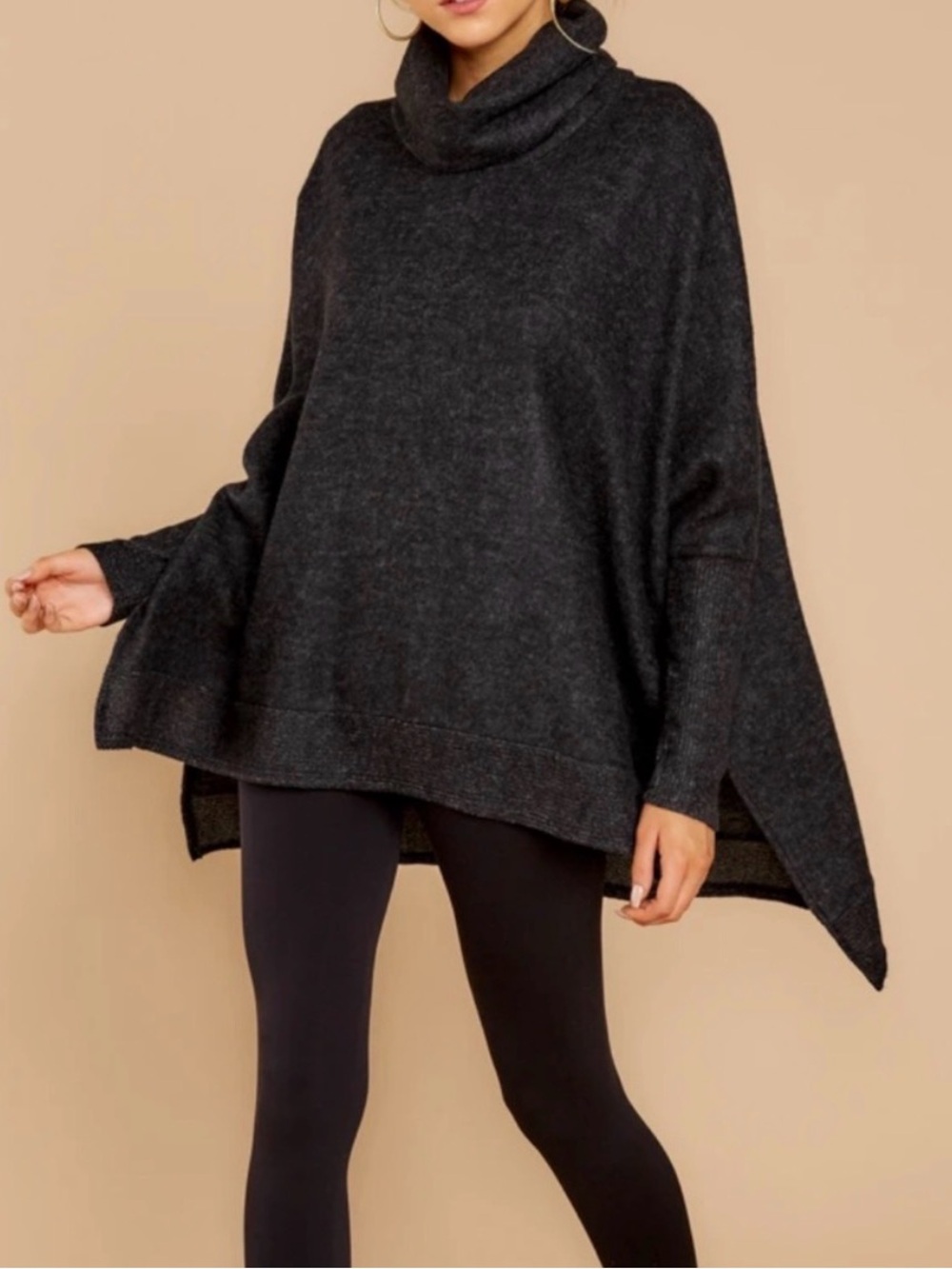 Red Dress Boutique Last to Love Cowl Neck Sweater